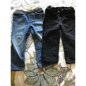 2 pairs of 2T boy jeans